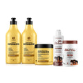 Kit Especialista Trihair + Mel Cola 1kg + Acidificante Mel Natural 500ml - Shampoo 1L, Condicionador 1L e Máscara 500g