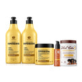 Kit Especialista Trihair + Mel Cola Linhaça Dourada 1kg + Óleo Sublime 4 em 1 - Shampoo, Condicionador e Máscara