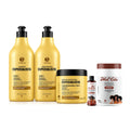 Kit Especialista Trihair + Mel Cola 1kg + Óleo Nutritivo Mel Natural 60ml - Shampoo 1L, Condicionador 1L e Máscara 500g