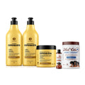 Kit Especialista Trihair + Mel Cola Argan + Colágeno 1kg + Óleo Nutritivo Mel Natural 60ml