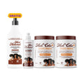 Kit 2 Mel Cola Tutano Vegetal Trihair 1kg + Acidificante 180ml + Ativador Mel Natural 1L Grátis