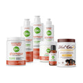 Kit Linha Completa Glamour Tutano Vegetal + Mel Cola Linhaça Dourada Trihair 1kg - 7 Produtos