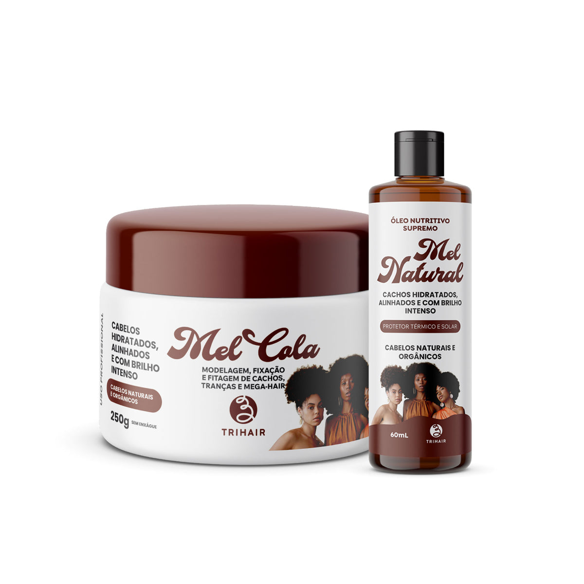 Mel Cola Trihair 250g com Óleo Mel Natural 60ml
