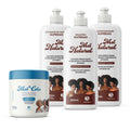 Gel Mel Cola Cabelos Claros - 500g + Ativador Mel Natural + Shampoo e Condicionador Mel Natural 500ml