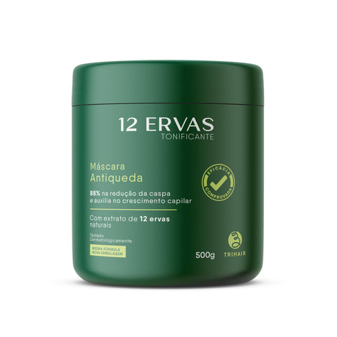 Máscara 12 Ervas Tonificante Trihair 500ml
