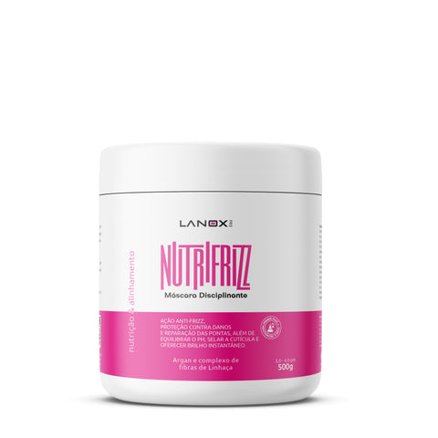 Máscara Nutrifrizz Lanox 500g anti-frizz