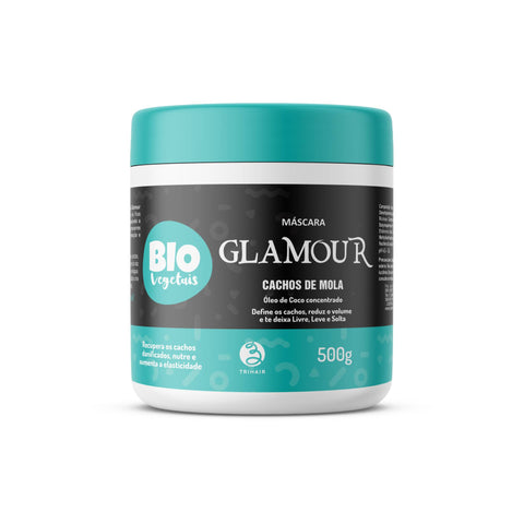 Máscara Cachos de Mola Glamour Biovegetais 500g