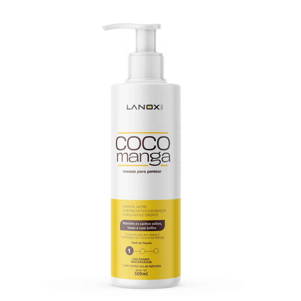 Mousse para Pentear CocoManga Lanox 500ml