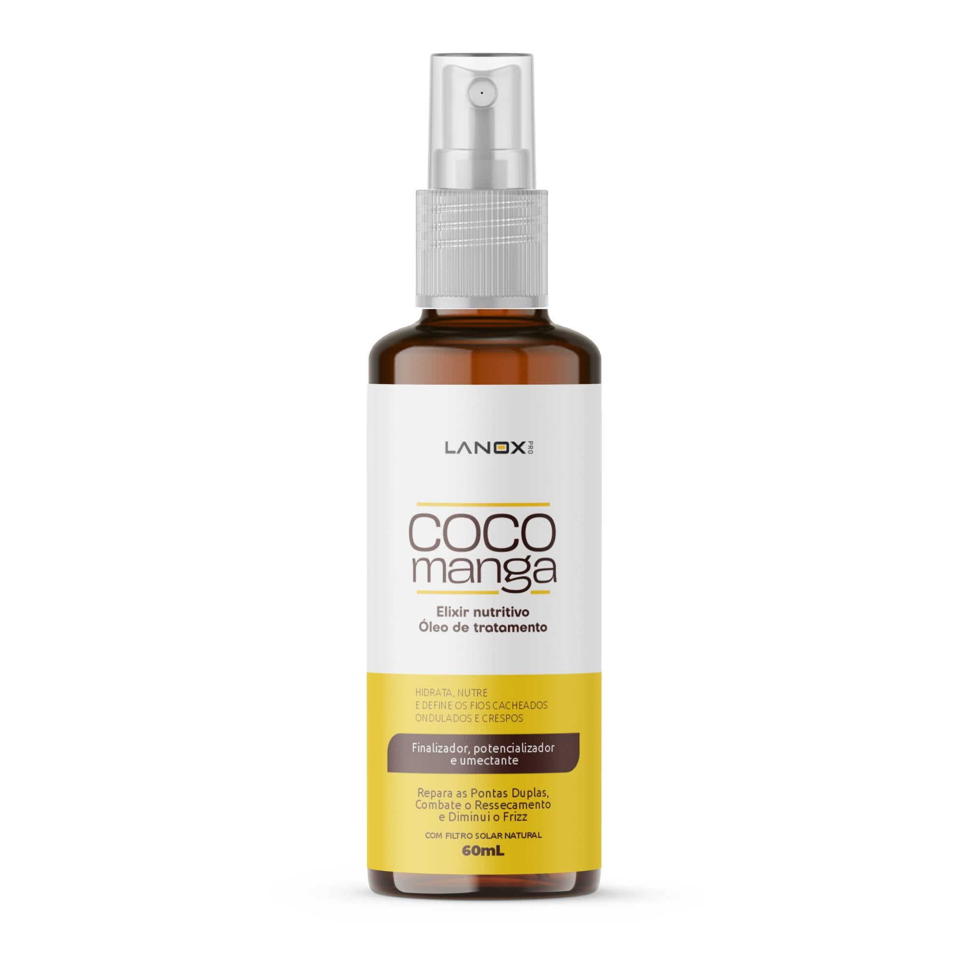 Óleo CocoManga Lanox 60ml - Brilho Tropical | Trihair – Trihair