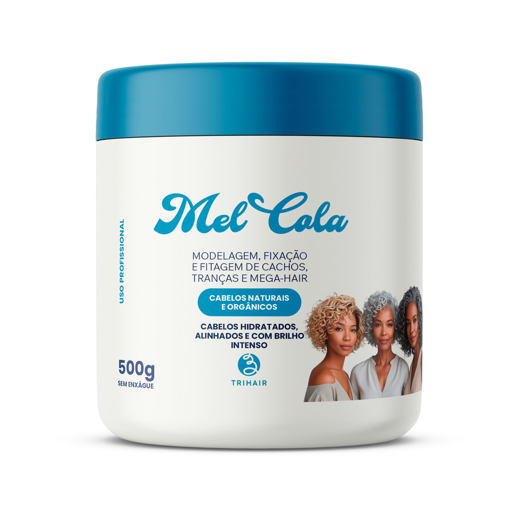 Mel Cola Cabelos Claros Trihair 500g para loiros e grisalhos