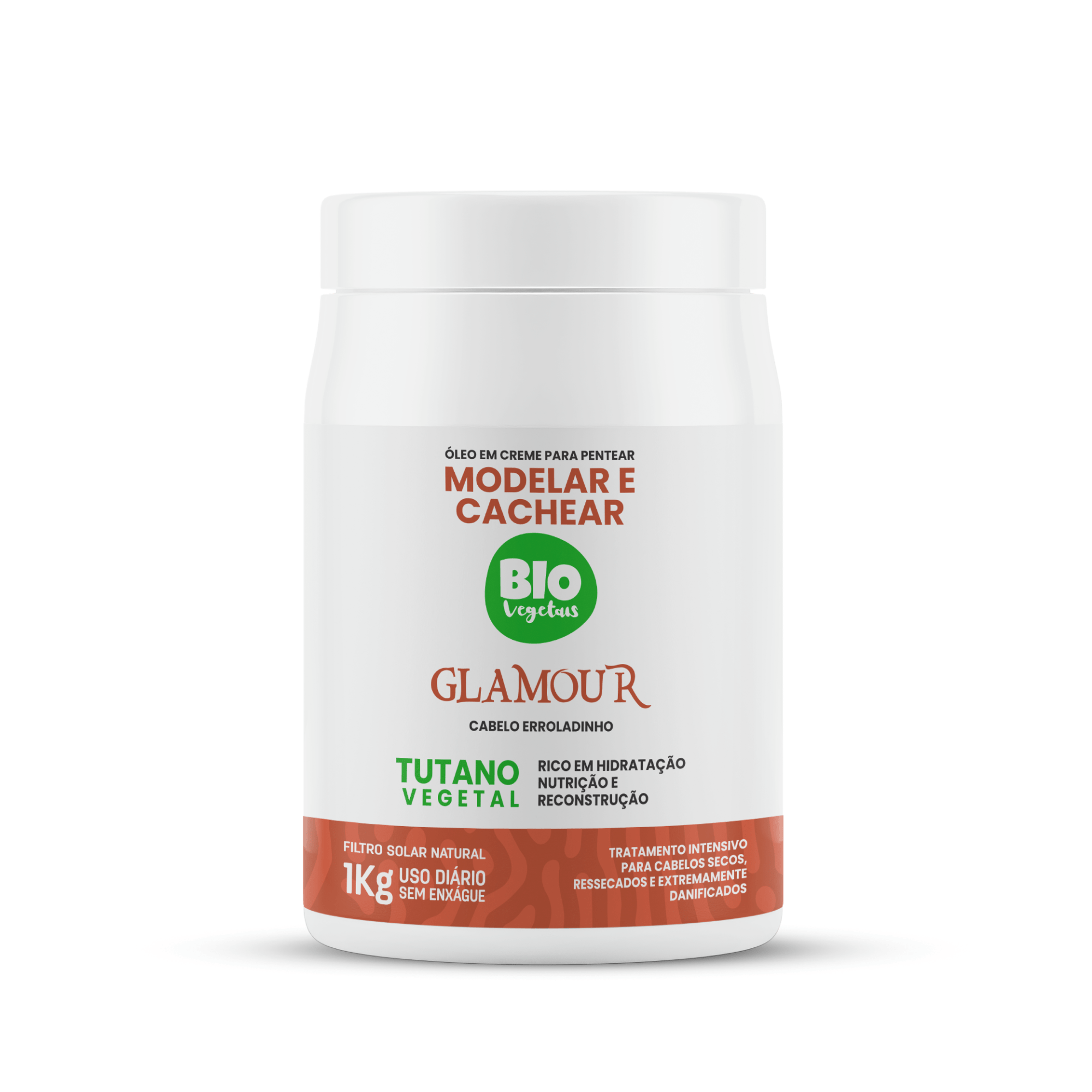 Ativador Tutano Glamour Biovegetais - 1Kg - Trihair Cosméticos
