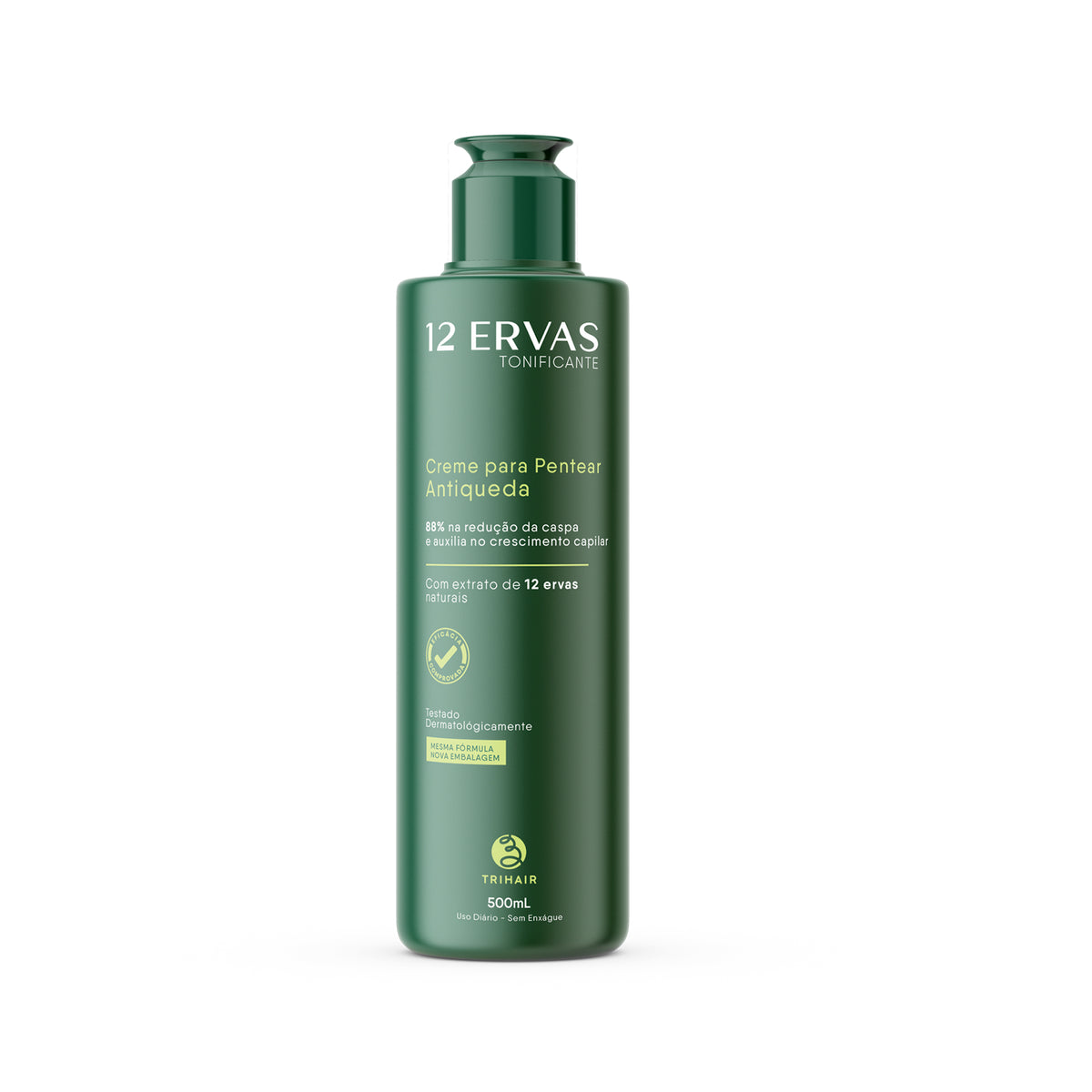 Creme de Pentear 12 Ervas Tonificante Trihair 500ml
