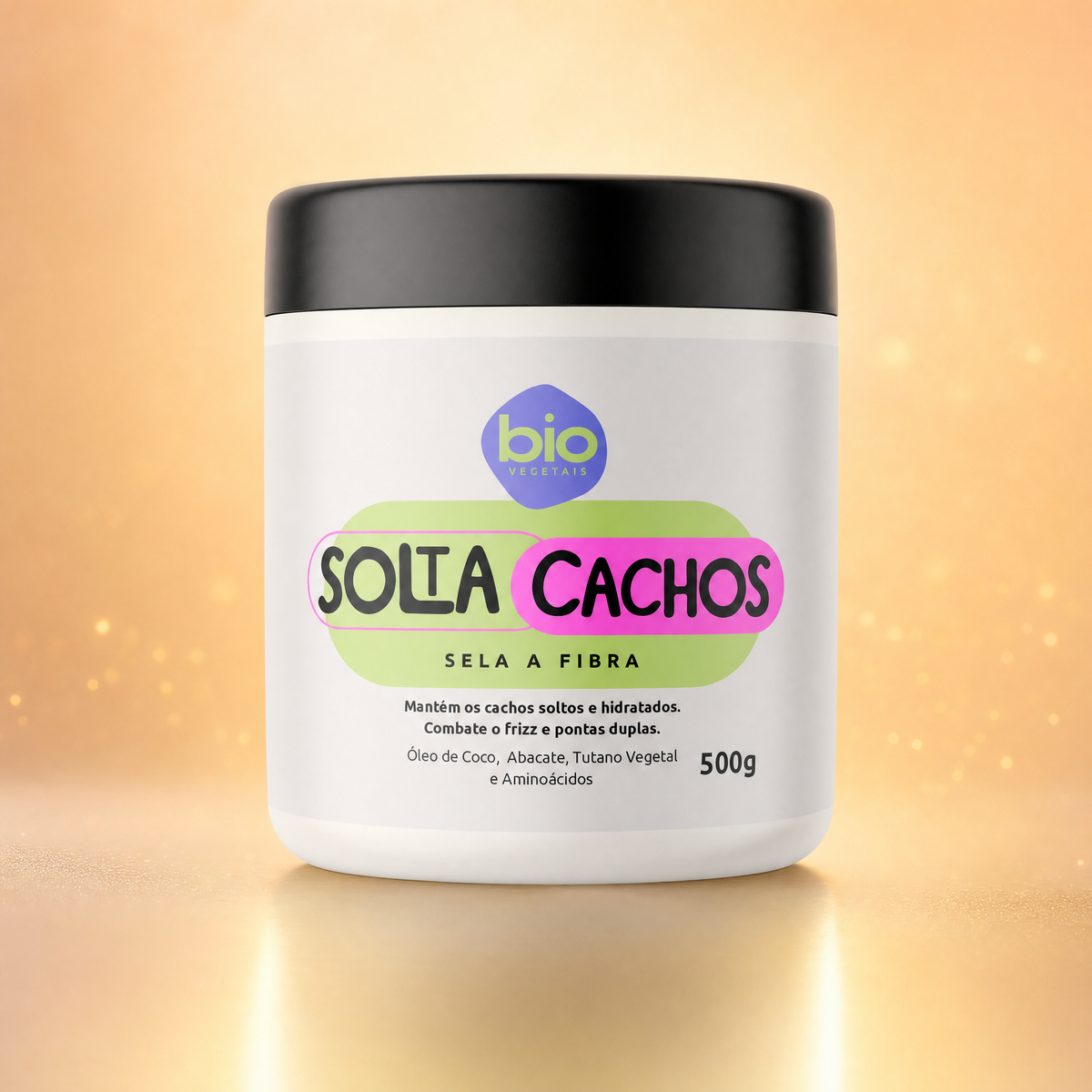 BTX Solta Cachos Vegano Biovegetais 500g textura