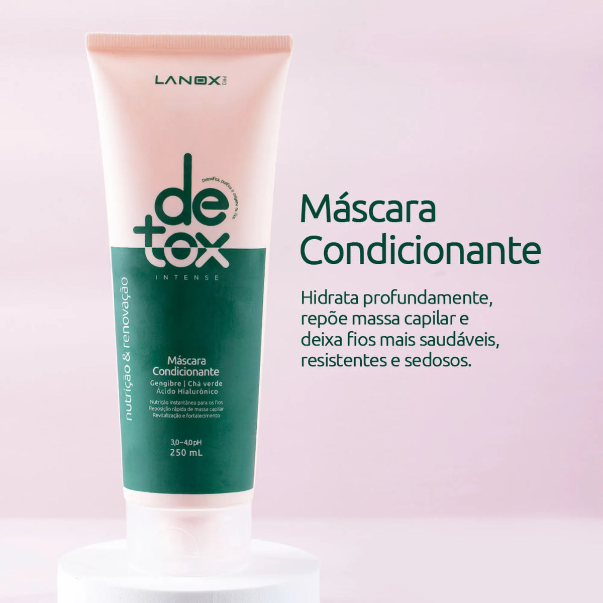 Máscara Condicionante Detox Intense: Hidratação Profunda e Reposição de Massa