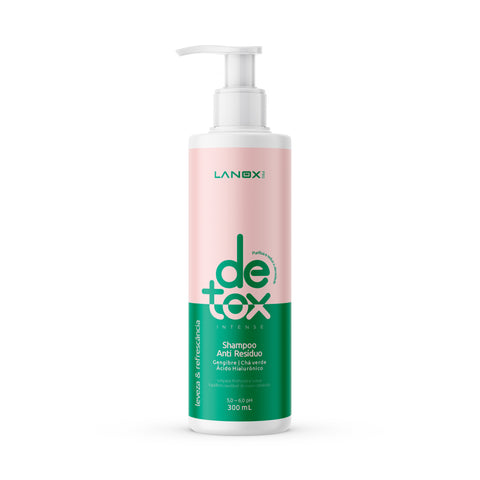 Shampoo Detox Intense Lanox: Purificação Profunda e Revitalização Capilar 300ml