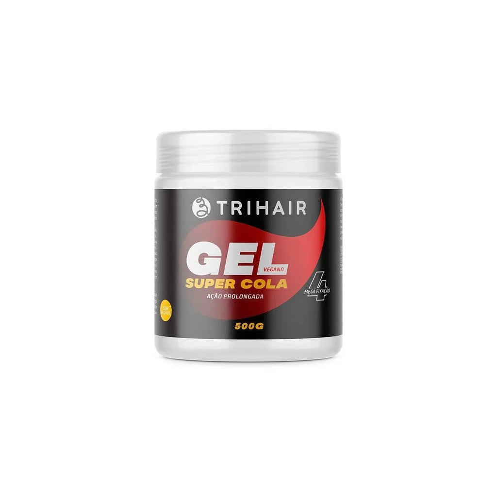 Gel TriHair Fixador Super Cola 500g fixação extrema