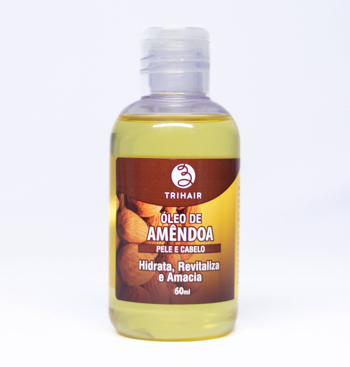 Óleo de Amêndoas Trihair 60ml para hidratação capilar