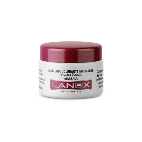 Máscara Colorante Marsala Color System Lanox 250g