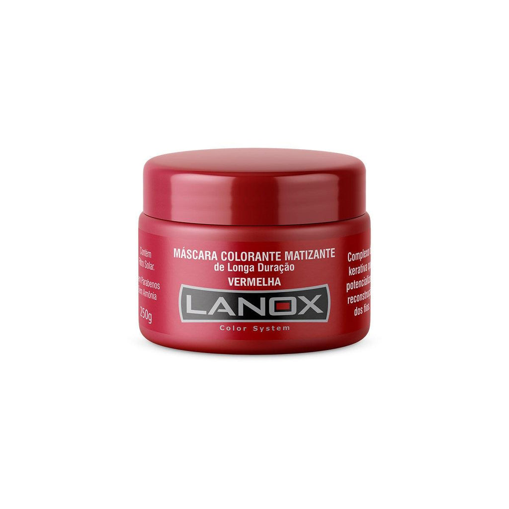 Máscara Colorante Vermelha Color System Lanox 250g