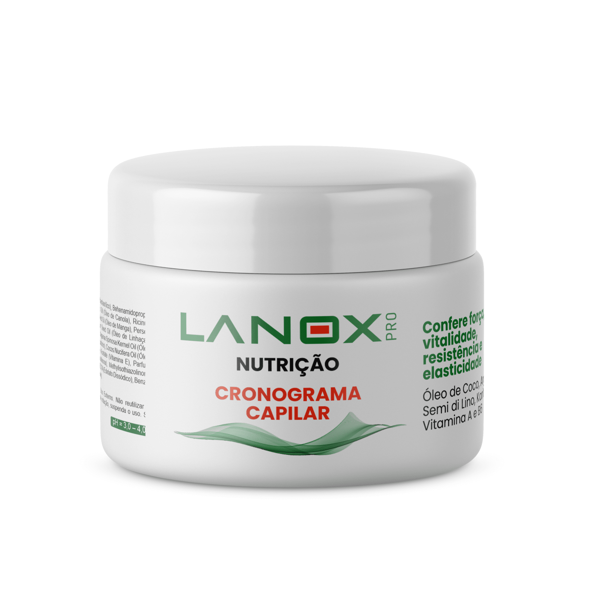 Máscara de Nutrição Lanox - 250g - Cronograma Capilar Lancare - Lanox