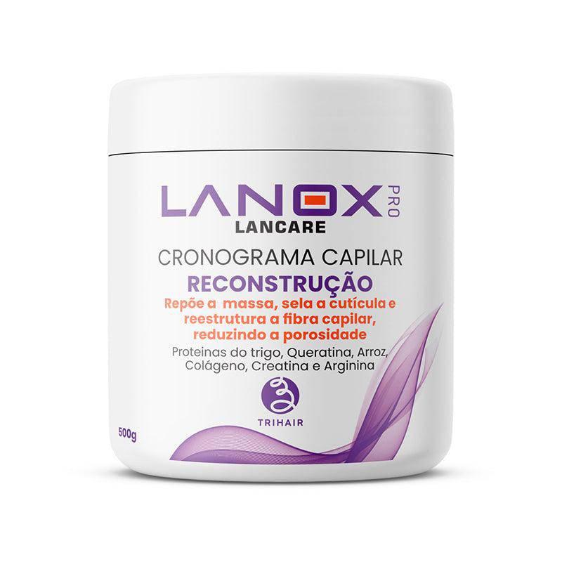Linha Completa Cronograma Capilar Lancare Lanox 500g - Trihair Cosméticos