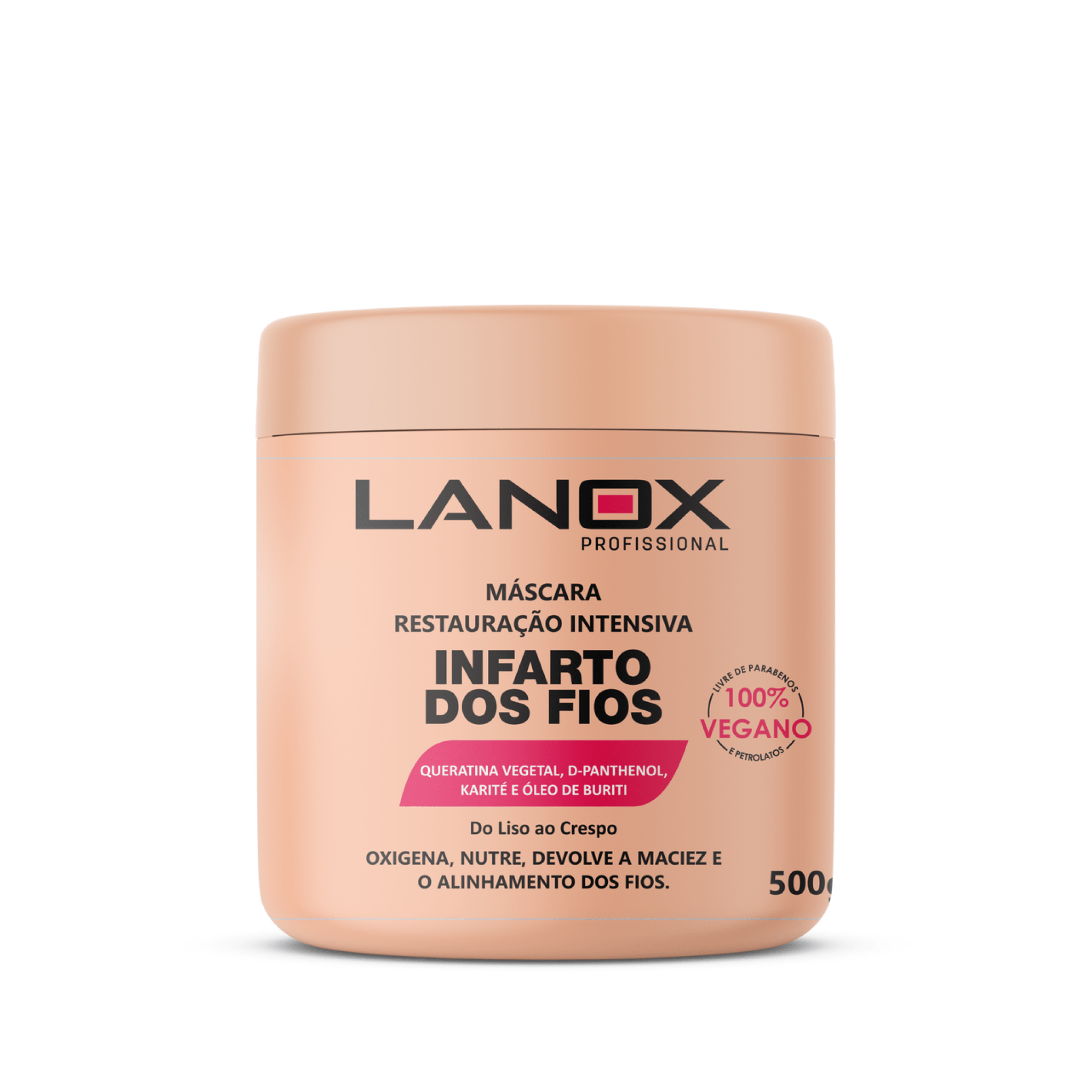 Máscara Lanox Infarto dos Fios - 500g - Infarto dos Fios - Lanox