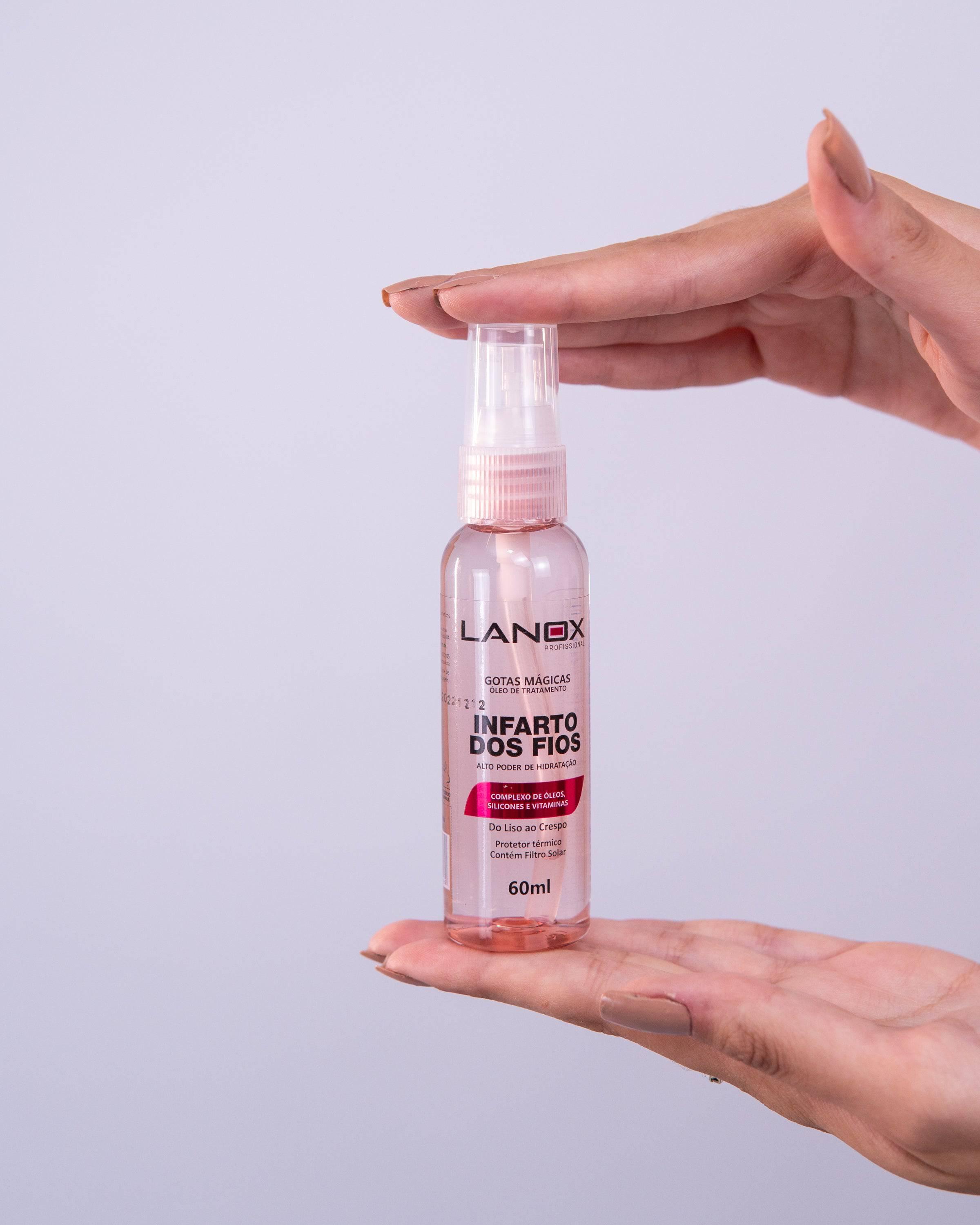 Gotas Mágicas Infarto dos Fios Lanox - 60ml - Trihair Cosméticos